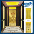 1600kg Golden Etching Finish Passenger Elevator